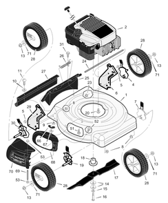 Part Location Diagram of F-000442L Murray Instruction Book